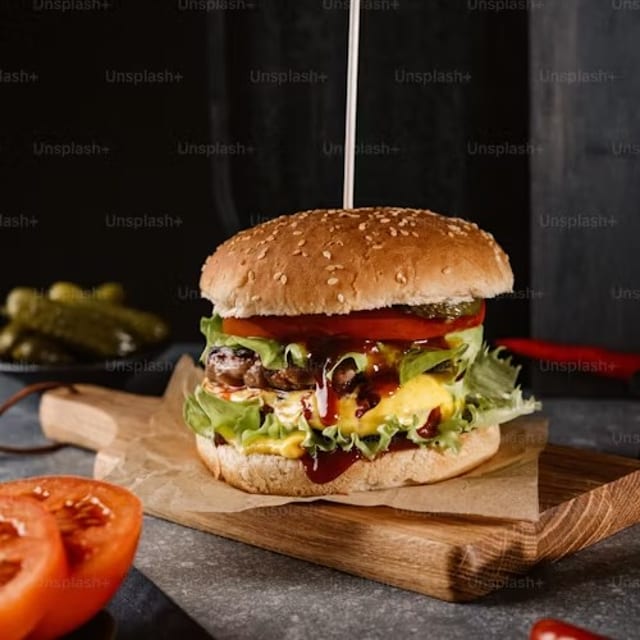 QP Burger.