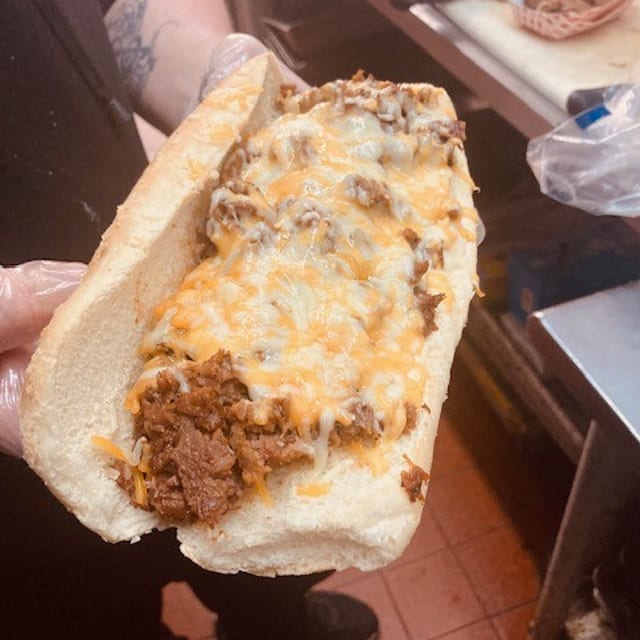 Smoked Brisket Philly Hero.