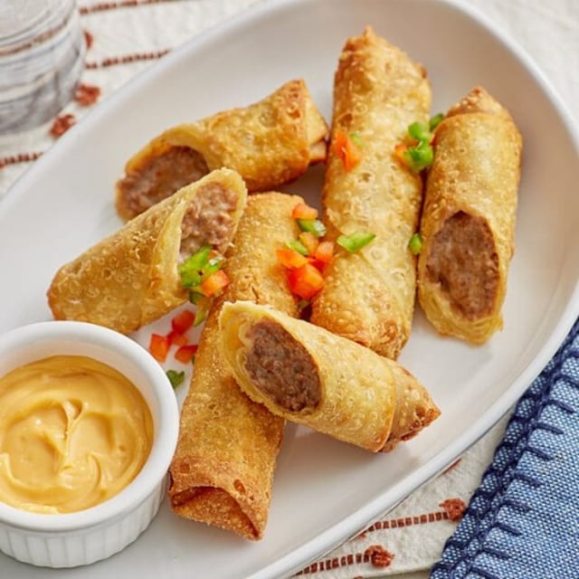 20 Philly Cheesesteak Eggrolls.