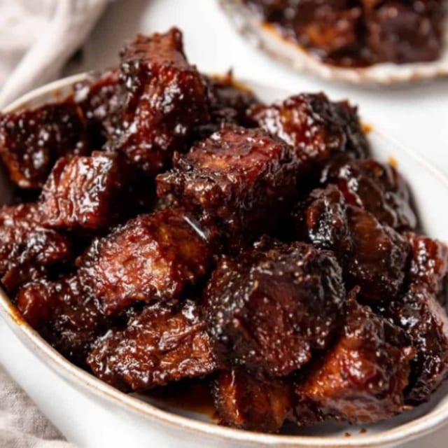 BBQ Candy Burnt Ends (GF) option.