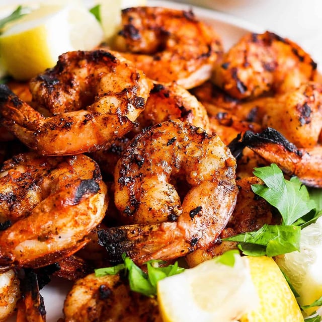 Jumbo BBQ Shrimp.