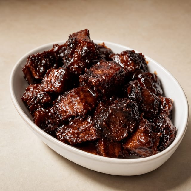 BBQ Candy Burnt Ends (GF) option.
