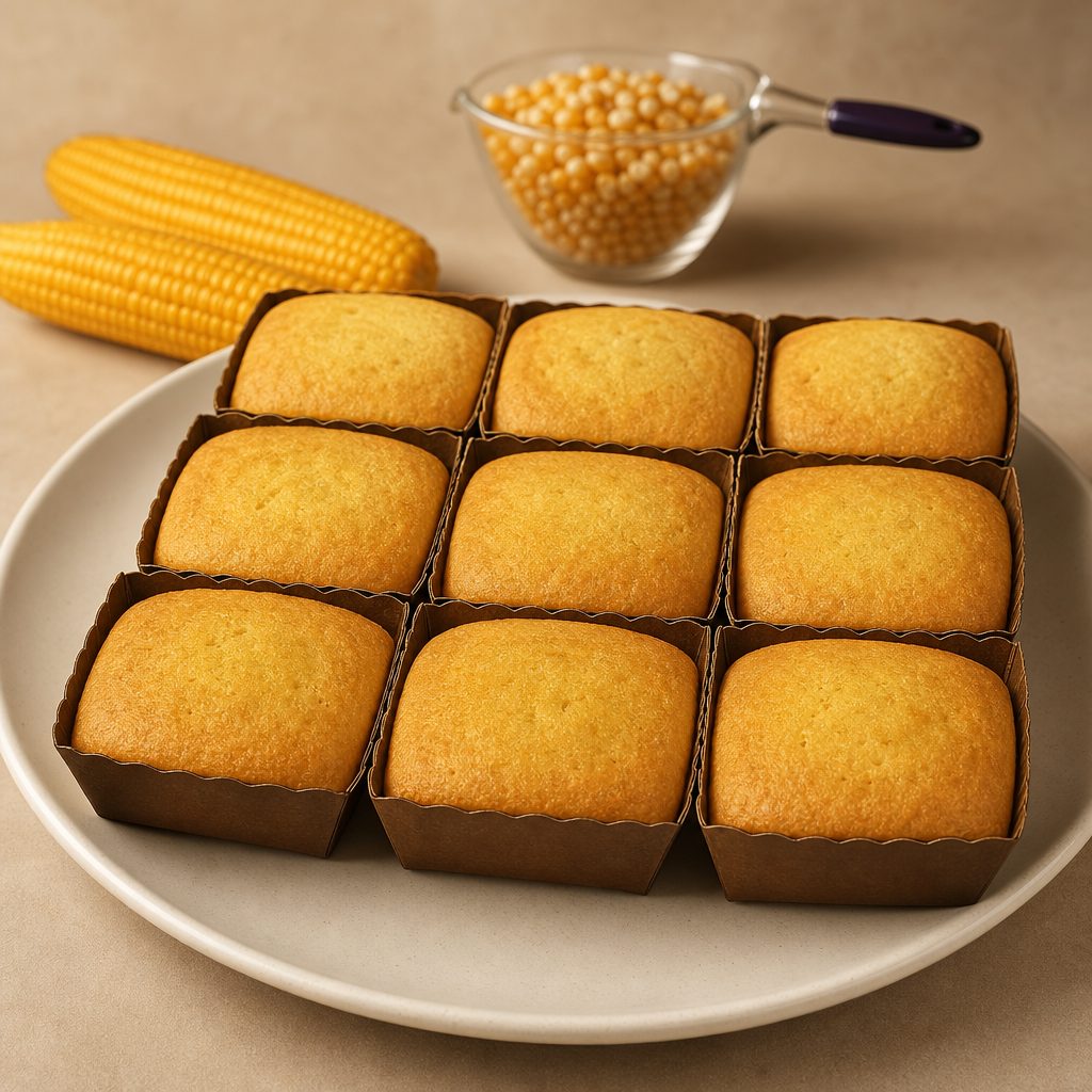 Sweet Homemade Corn Bread.