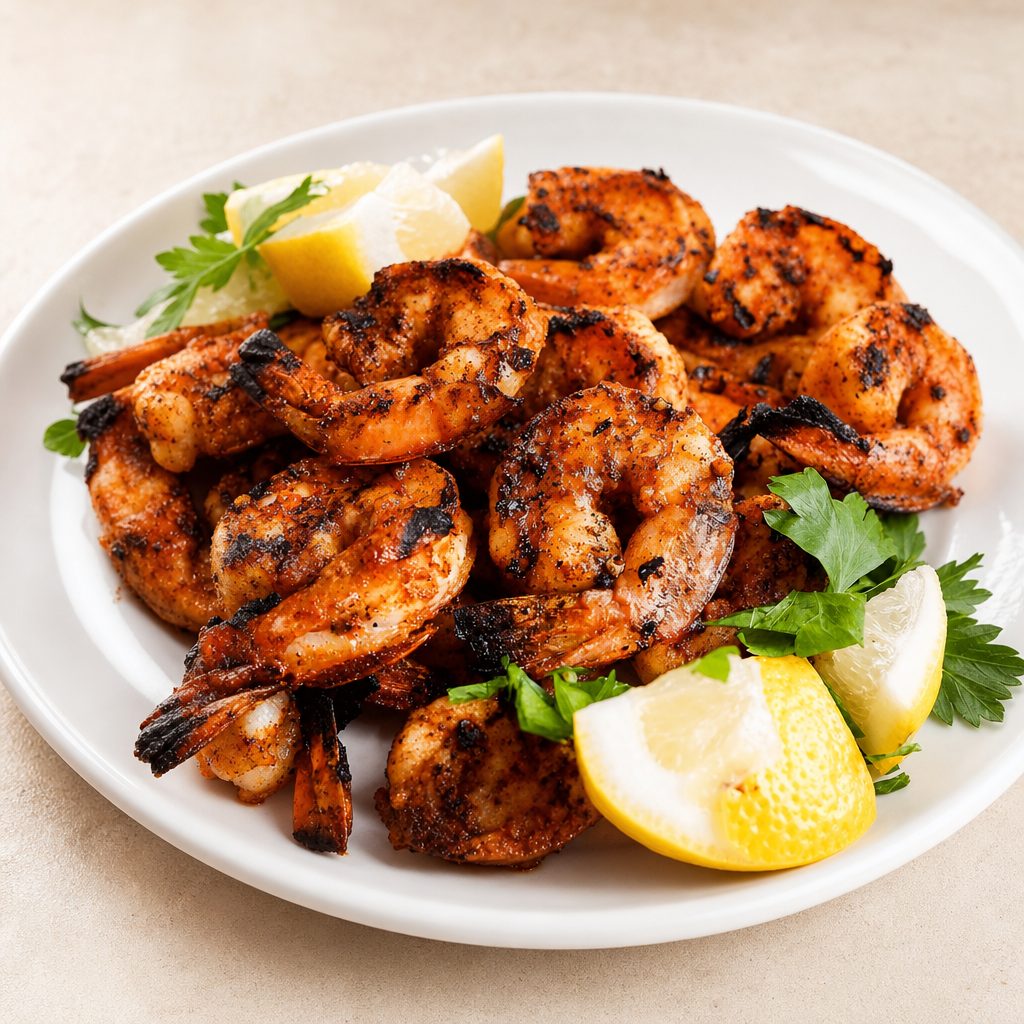 Jumbo BBQ Shrimp.