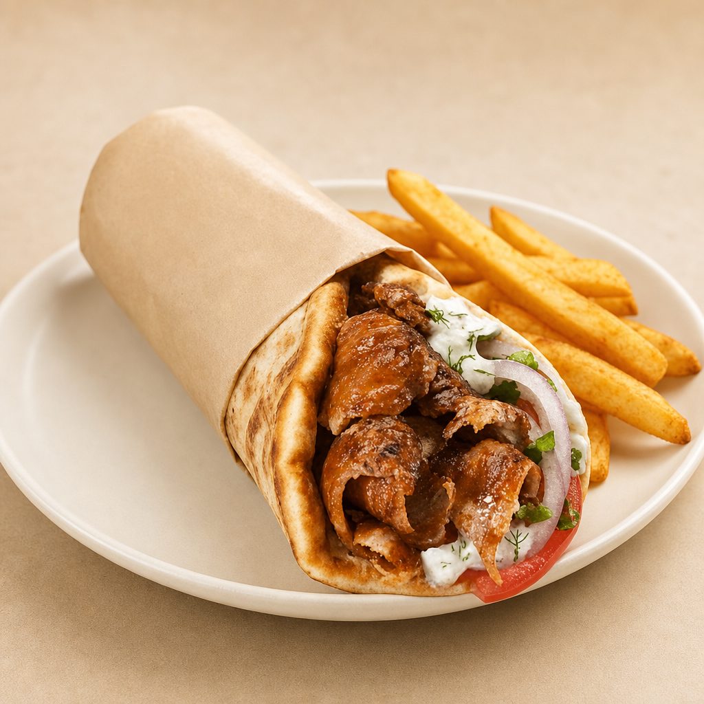Lamb Gyro & Slaw.