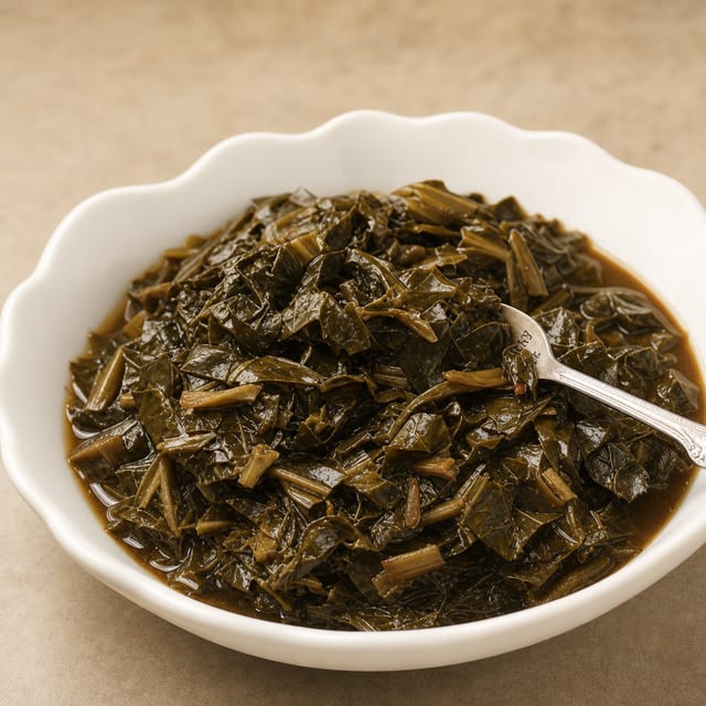 Real Southern Style Collard Greens.